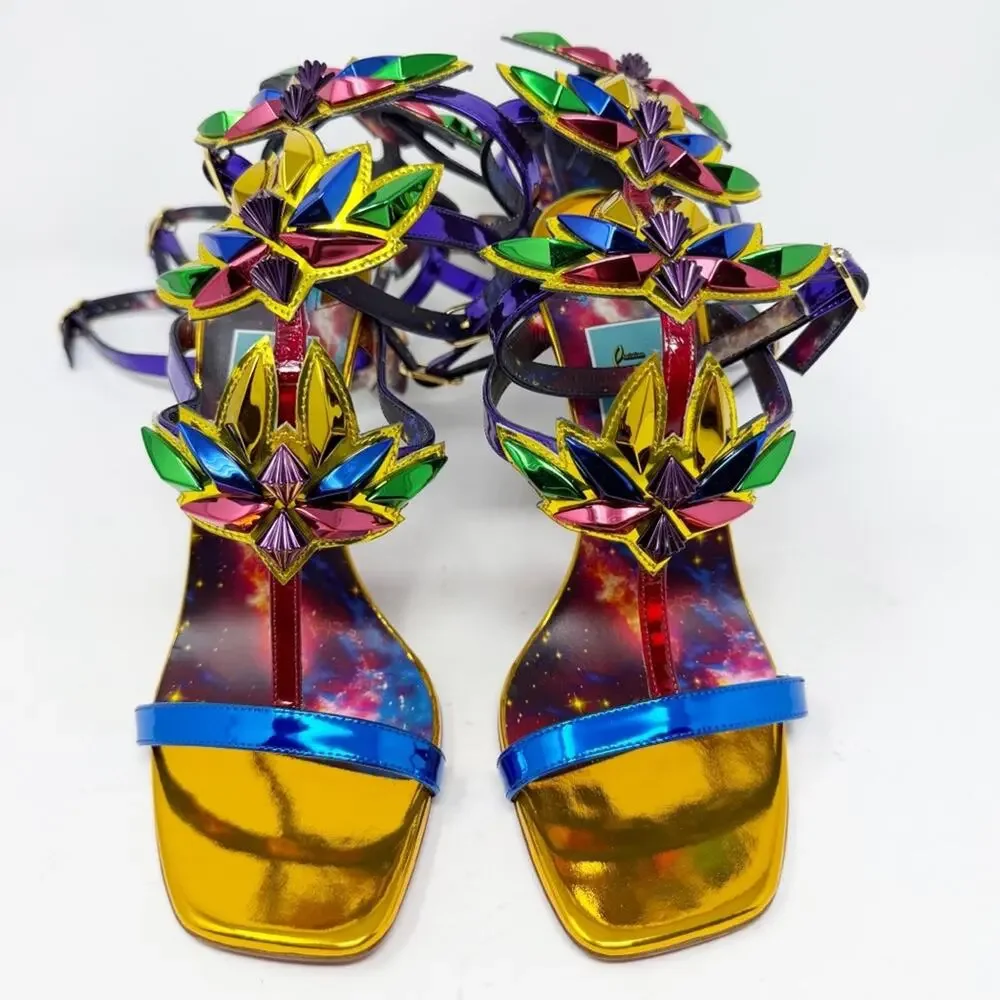 Christian Louboutin x Marvel Sea Warrior Gladiator Sandals Size 39.5 - Picture 4 of 15